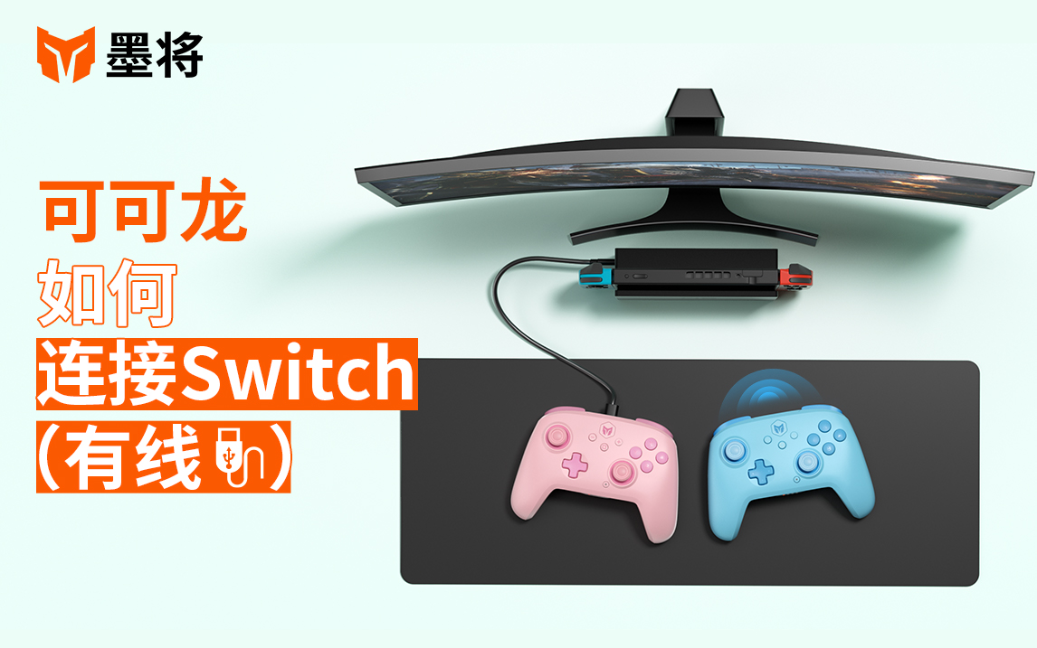 可可龙指南-通过有线方式连接Switch